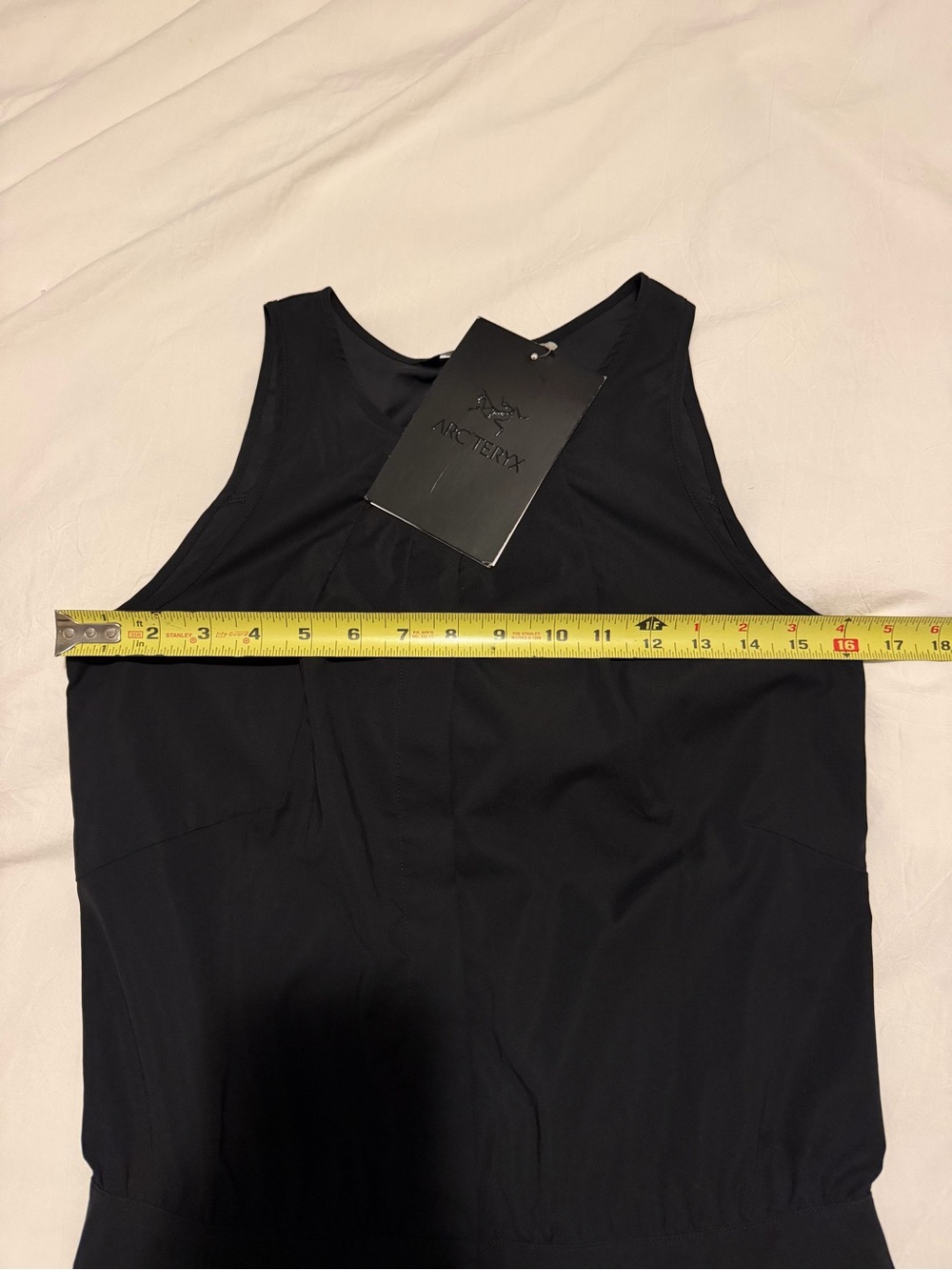 NWT Arcteryx Kyla Romper Womens Size 2 Black Sleeveless Athletic Romper - Picture 6 of 8